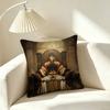 R-Record of Ragnarok Q-Qin Shi Huang  Square Double-Sided printed Pillow Case Bedroom Bedside Pillow Sofa Cushion Cover