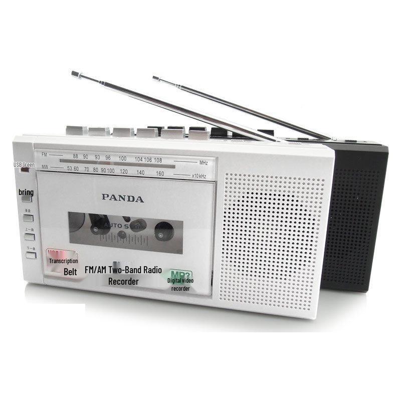 Портативный магнитофон PANDA 6503 с USB, слотом для карты и записью MP3