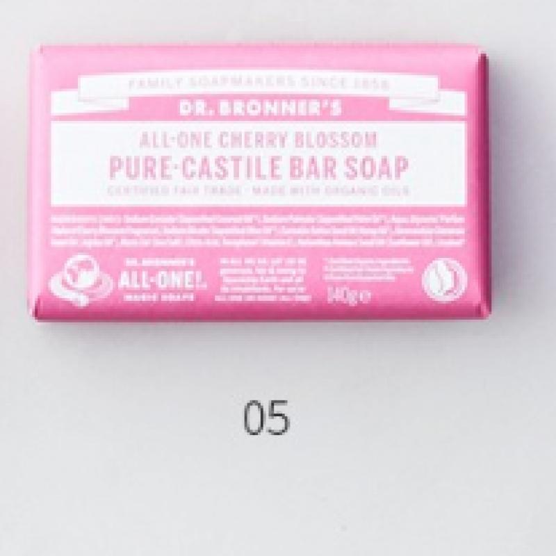 Dr. Bronner S Almond Pure caStile Bar Soap 140g