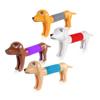 Retractable Toy Various Shapes Stretchable Head Tail 360-degree Twisting Dachshund Dog Fidget Toy