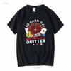 Id Cash Out But Im Not A Quitter T Shirt For Casino Players Gamblers Gambling Addict Poker Long Or Short Sleeves Vintage