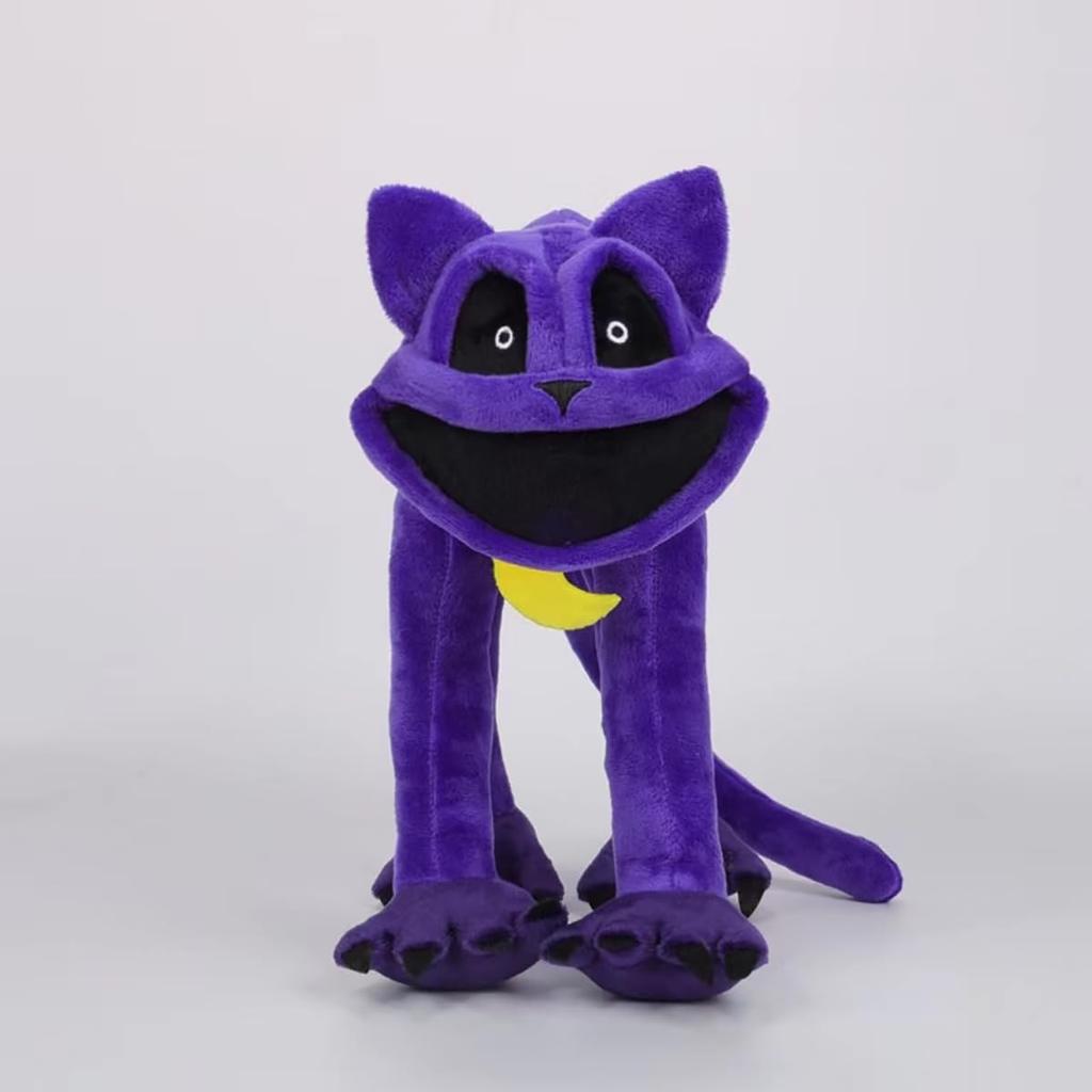 Smiling Critters Poppy Plush Playtime Toy, CatNap DogDay Monster Game Fan Gift (Purple)