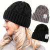 Winter Women Hat Autumn Handmade Female Warm Cap Knitted Beanie Girl Hats Woman Bonnet Femme Chunky Thick Stretchy Hats
