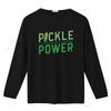 Mens Pickle Powers Vegetable Source Of Energy Healthy Living T Shirt Black 4XL vintage Washed Soft homme Stylish Unisex