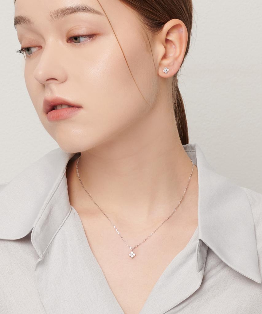 Loveenb [14K Gold] Pone Lab Diamond Earrings