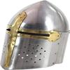Sugarloaf Steel Helmets Medieval Knight Sugarloaf Helm for Warriors 20G Sugar Loaf Helmet Metal Armour