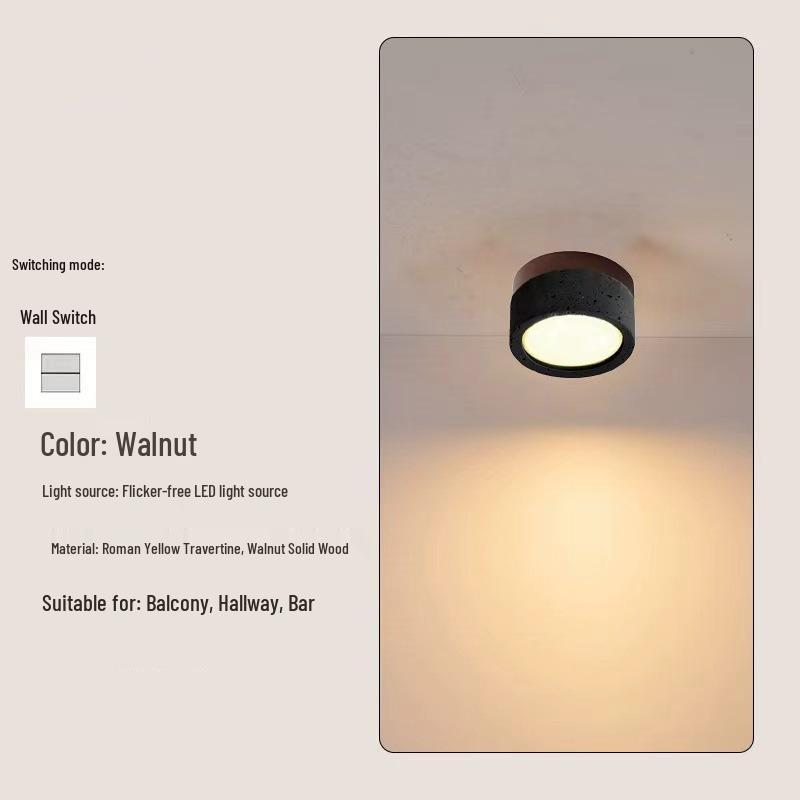 Настенный светильник Ваби-Саби в стиле середины века кремового цвета для спальни или гостиной