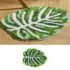 Floor Mat Bathmat Leaf Pattern New Year Christmas Rug for Living Room and Bedroom Polyester Fiber Carpet