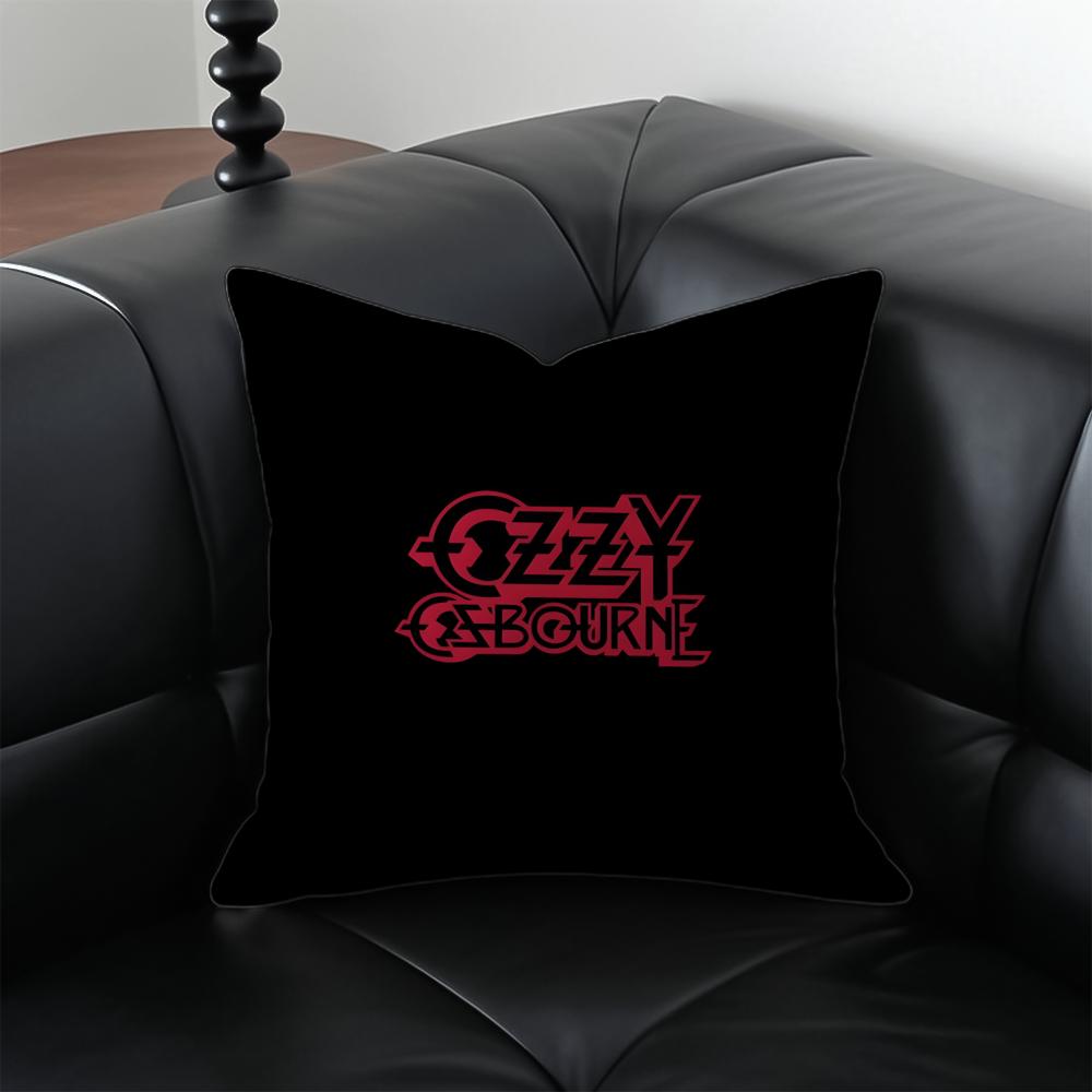 singer rock OOzzy OOsbourne Cushion Cover Pillow Case Antidustmite Invisible zipper silky plush cushion