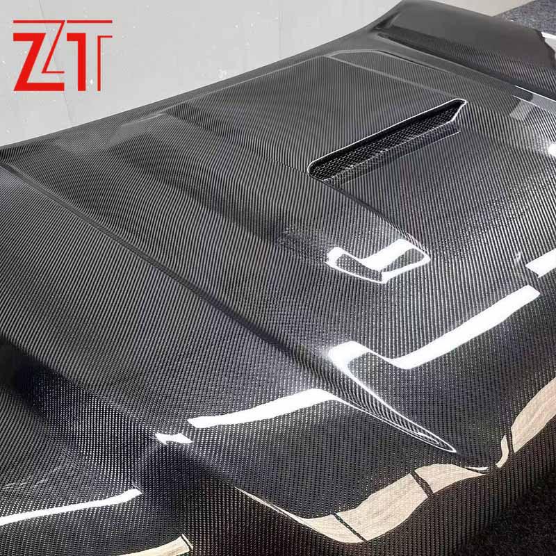 Toyota Tundra TRD Carbon Fiber Engine Hood Modification