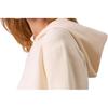 Comfortable Casual Loose Hooded Long Sleeve Sweatshirt Women Tops Antique-White 44A374G-100