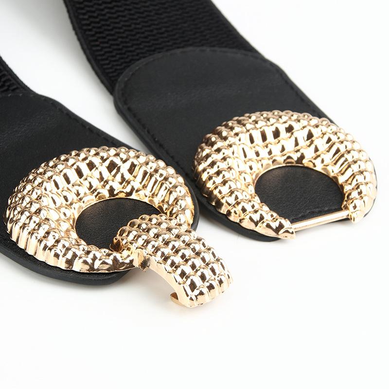 Новый Внешний Пояс-Кушак для Платья Модный и Универсальный Эластичный Широкий Женский Пояс Декоративный Пояс-Резинка для Свитера или Пальто