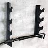Wall mounted barbell rack adjustable width with gasket barbell storage rack gym equipment props rack