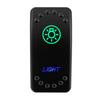 12V 20A Marine Boat Rocker Switch Green Blue Led SPST DPDT Car Switch Waterproof 24V for Jeep Wrangler Cam Am Polaris Battery Switches5