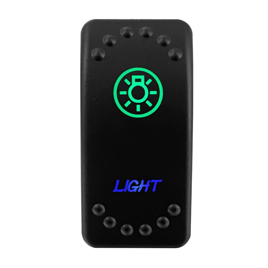 12V 20A Marine Boat Rocker Switch Green Blue Led SPST DPDT Car Switch Waterproof 24V for Jeep Wrangler Cam Am Polaris Battery Switches5