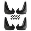 4Pcs Car Mud Flaps with Screws Universal Fit PVC Auto SUV RV Truck Front