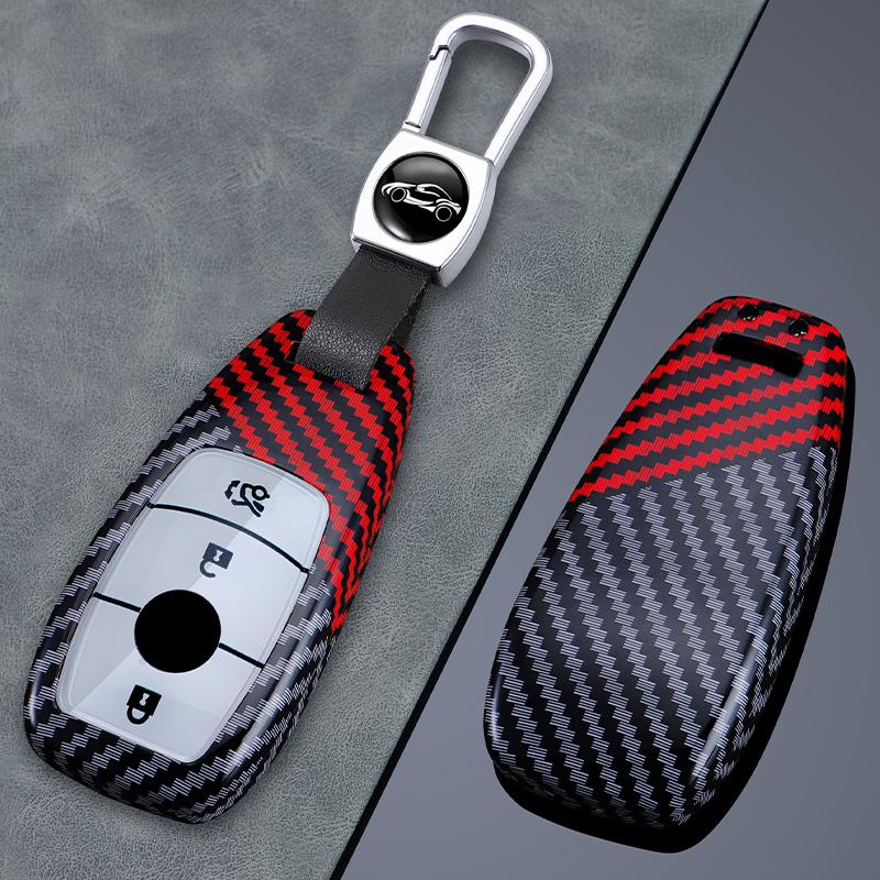 VDPPW1 Hot 2025 3/4 Buttons for Mercedes Benz A C E S G Class GLC CLE CLA GLS AMG W205 W213 W222 Carbon Fiber Car Key Case Cover Shell