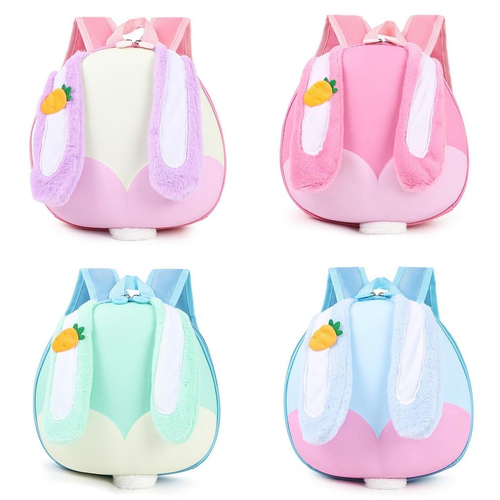 Ears Animal Rabbit Backpack Cartoon Print Schoolbag Kids Gifts Lightweight