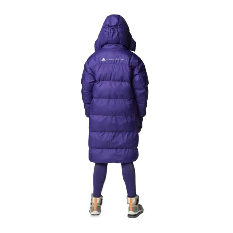 adidas X Stella McCartney Collaboration Удобная теплая куртка с капюшоном и длинными рукавами Женские куртки Фиолетовый FU3607