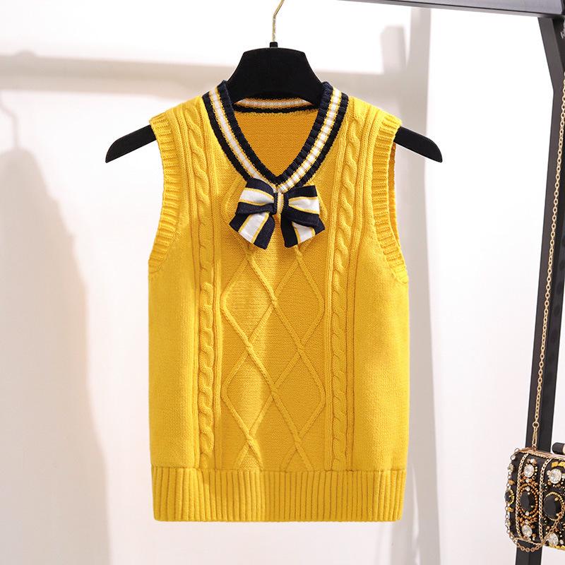 Унисекс вязаный школьный жилет: Теплая школьная форма для весны и осени