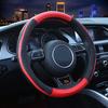 Чехол на руль автомобиля DERMAY, 4 цвета, 4 сезона, подходит для 37-38 см(14,5-15 дюймов) Автомобильный Стайлинг Рулевое колесо