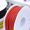 22 Gauge 22 AWG Stranded Electric Wire 1.7mm Diameter Flexible Silicone Insulated Tinned Copper 60 Strands Electrical Hookup Wire