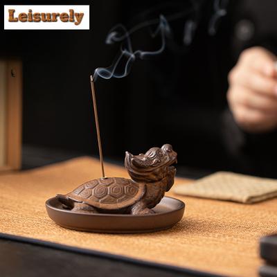 Креативный держатель для благовоний в виде дракона и черепахи, круглая подставка для благовоний в форме дзен-кукурильницы, подходящая печь для офиса, чайного стола, церемонии