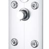 Shower Panel 25*43*120 cm Silver