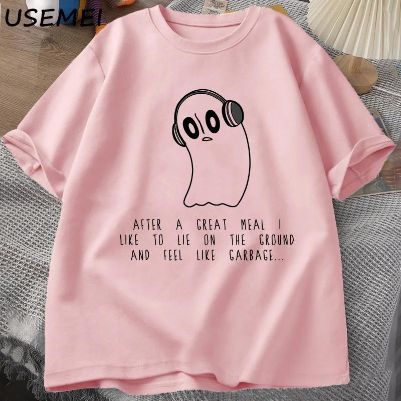 Napstablook Galaxy Undertale Музыкальная футболка Мужская летняя хлопковая футболка с короткими рукавами Повседневная футболка с круглым вырезом Мужская уличная одежда