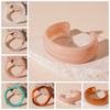 Hip Hop Acrylic Bangle Bohemian Retro Hand Ring Temperament Irregular Wide Bracelet  Women