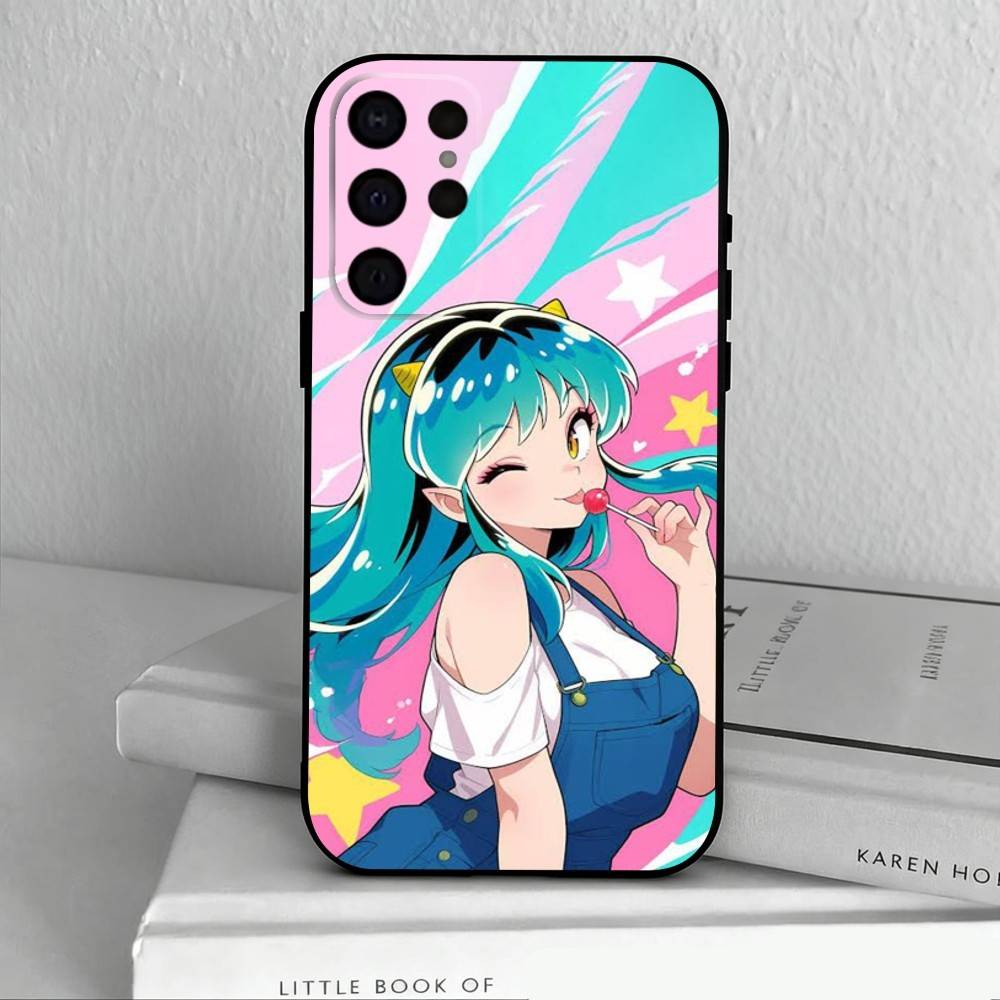 Чехол для мобильного телефона U-Urusei Yatsura L-Lum для Samsung S25,S24,S21,S22,S23,S30,Ultra,S20,Plus,Другие Мягкий черный чехол