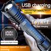 P50 COB Flashlight Portable Rechargeable Bright Household LED Lamp Built-in Battery, with Power Display.
