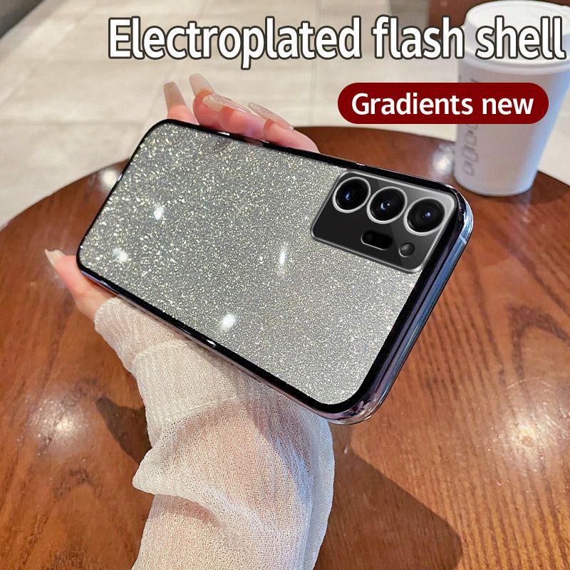 Чехол для Samsung Galaxy Note 20 Ultra, чехол для телефона Samsung SM-N985F, блестящий силиконовый чехол для объектива камеры с мягким задним покрытием