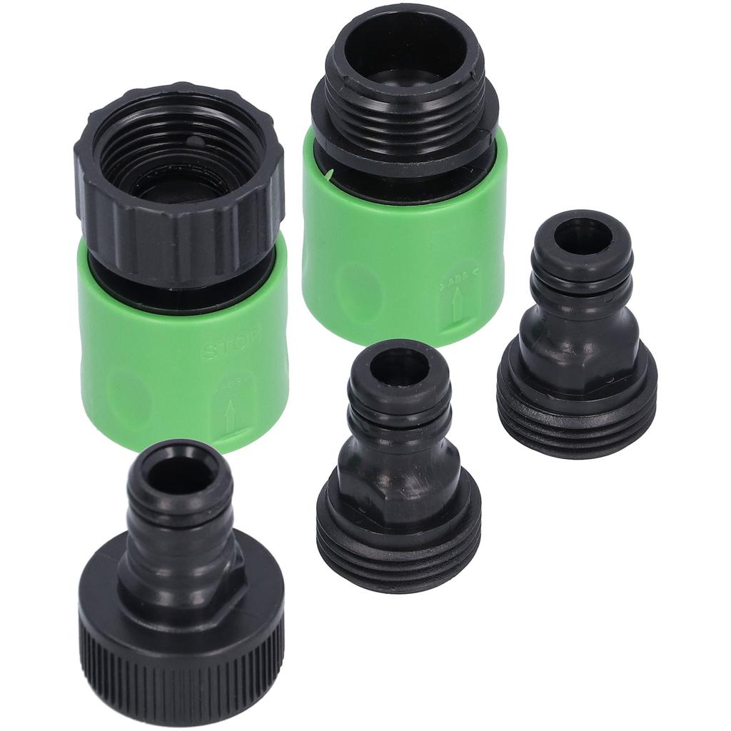 Hose Quick Connector NPT 3/4 Female Male Thread Coupler Nipple for Garden Lawn Irrigation