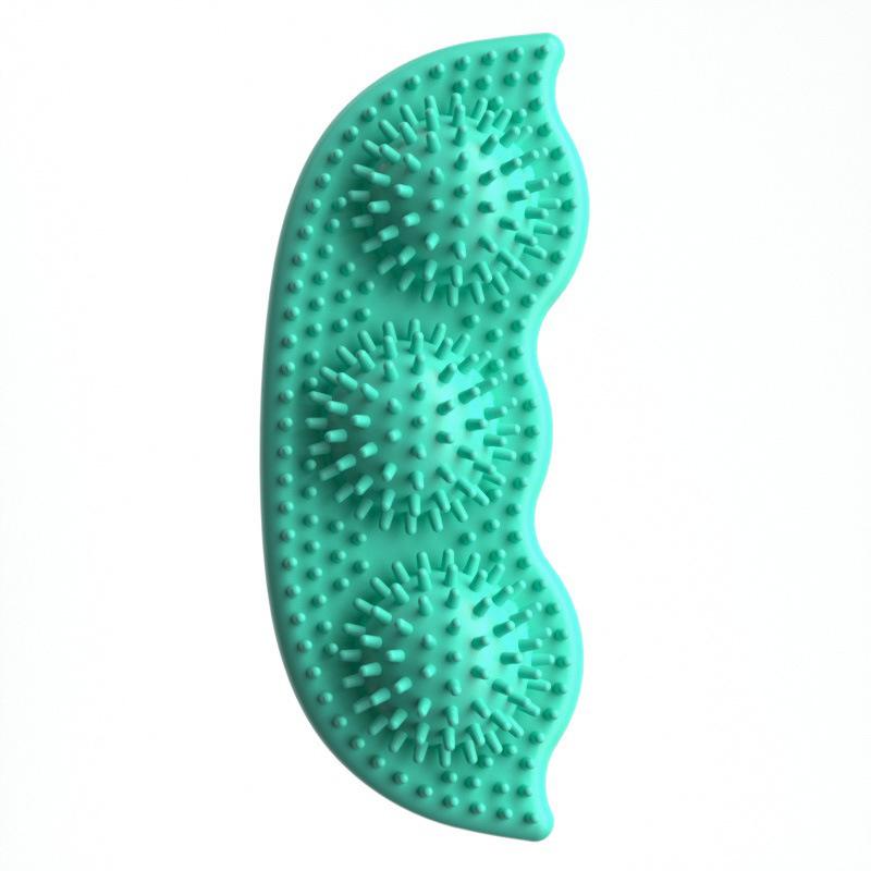 Pea‑Pod TPR Dog Molar Chew Toy With Bristles Non‑Toxic Teeth Cleaning Toy For Small Medium Puppy