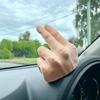 Рука машущая 2 пальцами Декорация приборной панели автомобиля Приветствие Ленивая машущая рука Гладиатор Cherokee 3D-печатная машущая рука для салона автомобиля