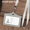 Держатель для пропусков Чехол для ID-карты с шейным шнурком Бейдж Картхолдер Кредитница