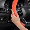 Bpzsw1 Подходит для Chery Premium Замшевая накладка на руль с кнопками, Нескользящая и прочная, Доступна для руля круглой и D-образной формы для Tiggo2