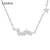 Женское ожерелье Lindon, кулон из медного сплава, циркон, модный подарок