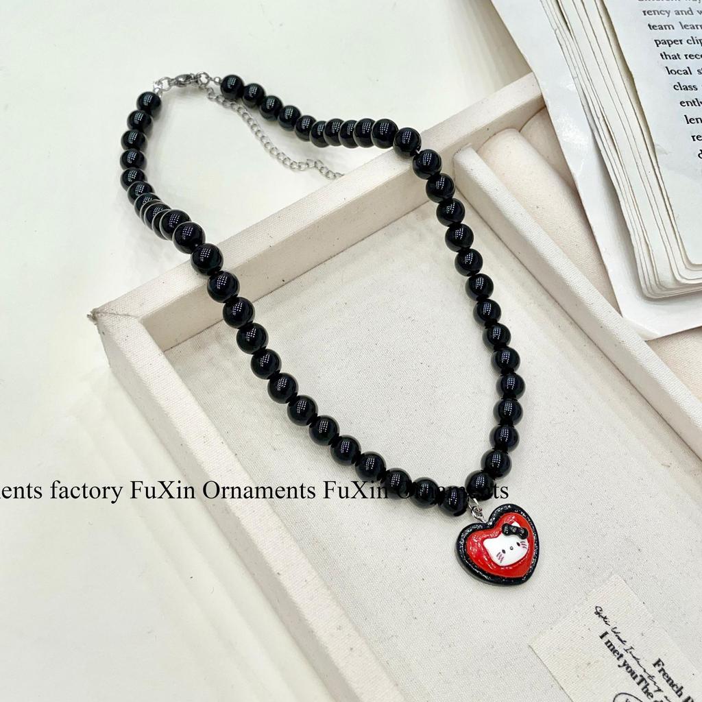 Серия «Дофамин»: Веселое и красочное ожерелье в виде кошечки на ключицу для женщин