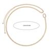 Rhinestones Embellished Waist Chain Fashionable Women Elegan Body Chain for Evening Wear