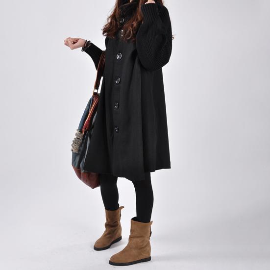 Женское шерстяное пальто Yousheng, водолазка, приталенное пальто, однобортное длинное пальто для работы на открытом воздухе, вечеринки