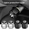 5pcs Car Metal Wheel Tire Valve cover Cap Car Logo Styling Auto Accessories For Alfa Romeo Giulietta GT 159 147 156 Mito Brera rvcr43