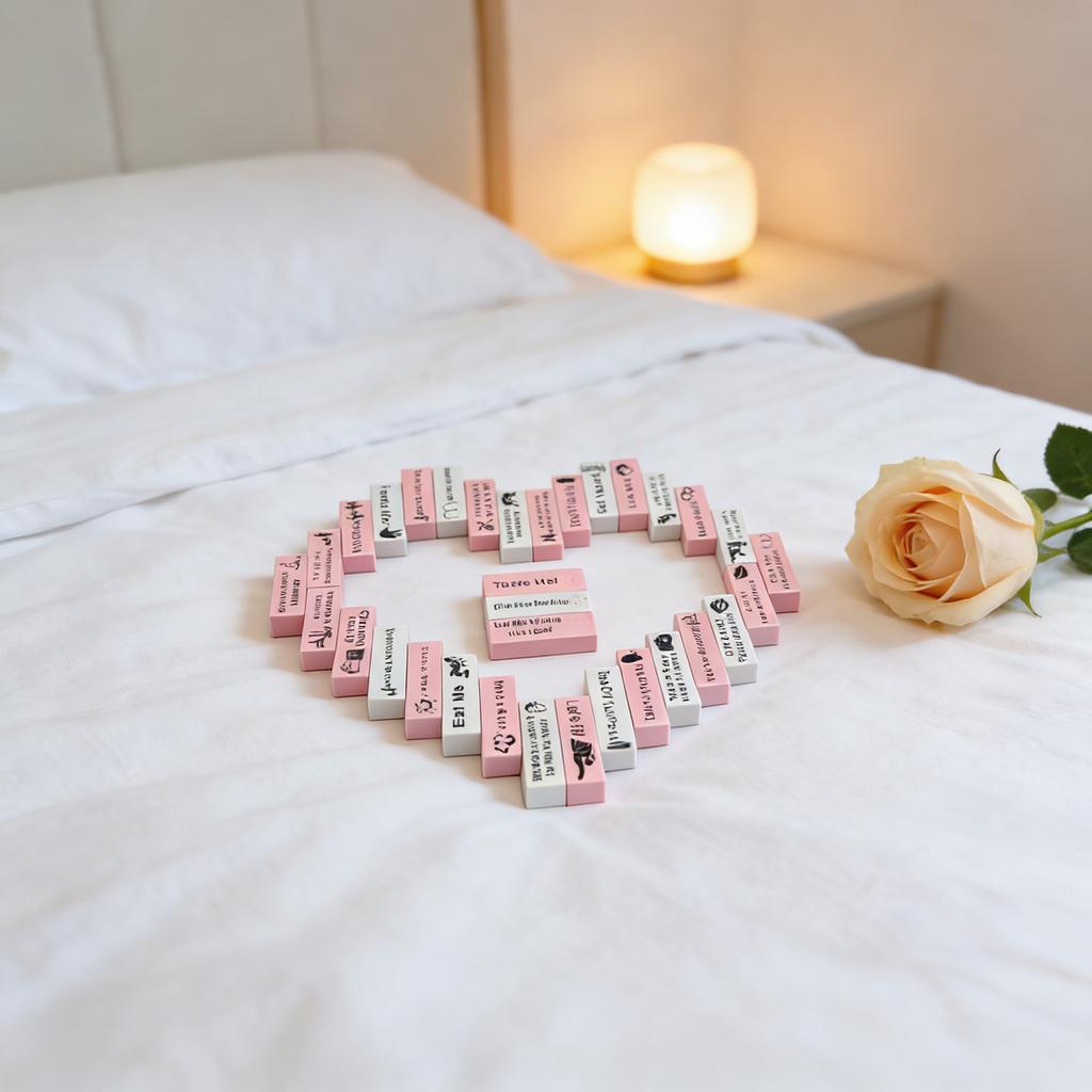 48 шт., игра «Ночная игра для свиданий», игра «Переворачивающаяся башня», игры с деревянной штабелируемой башней для пар, занятия для пар и идеи для вечерних свиданий