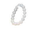 Men For Women Round Bead Hand Rope Wristband Beaded Bracelet White Stone Bracelet Fashion Jewelry
