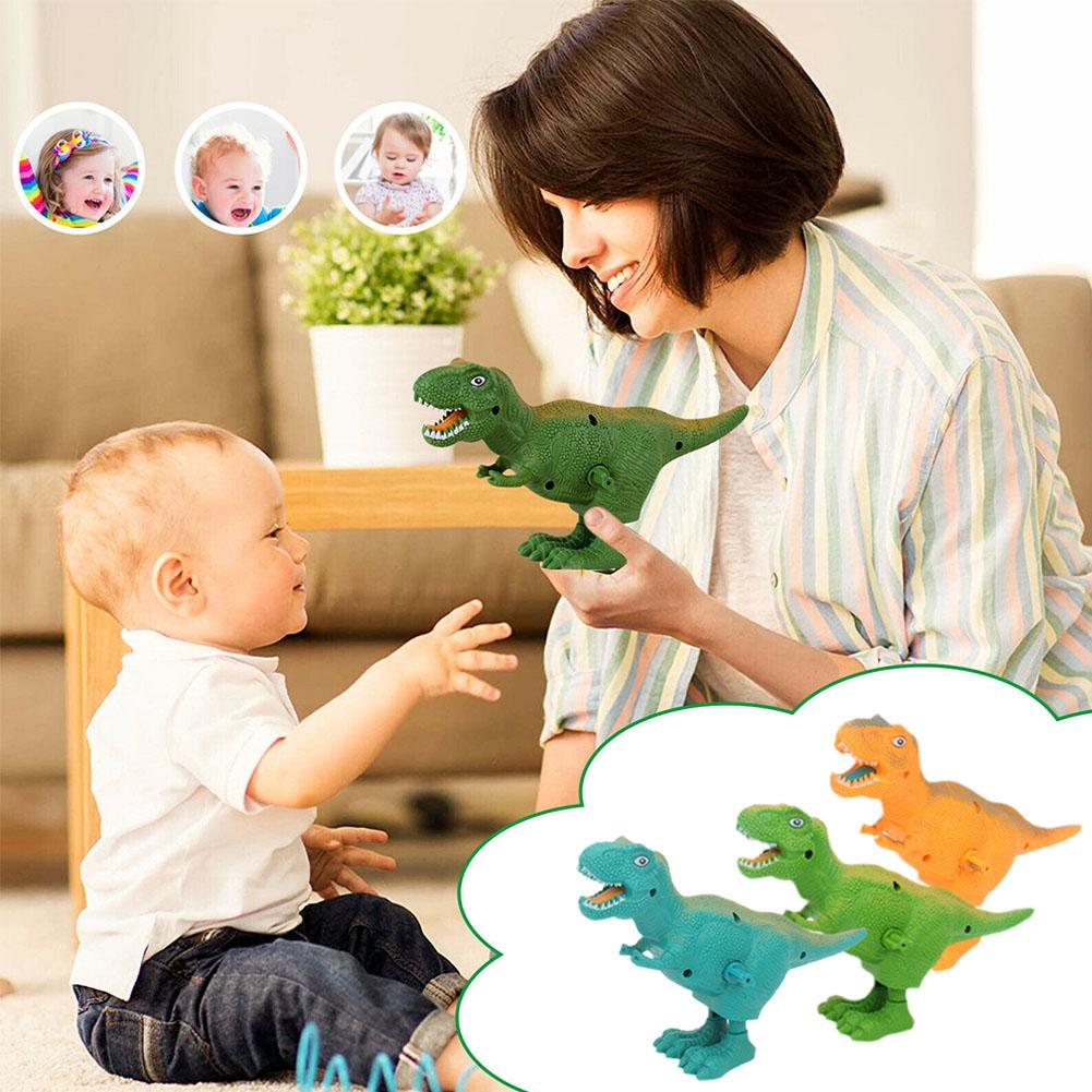 Детская заводная игрушка динозавр пружинный заводной развивающая игрушка лет Дина Бар заводная игрушка 0-3 старый M0O9