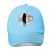 Astronaut In Moon Shell Graphic Mesh Baseball Cap Casual Hat Outdoor  For Womens Unisex FeUnisex