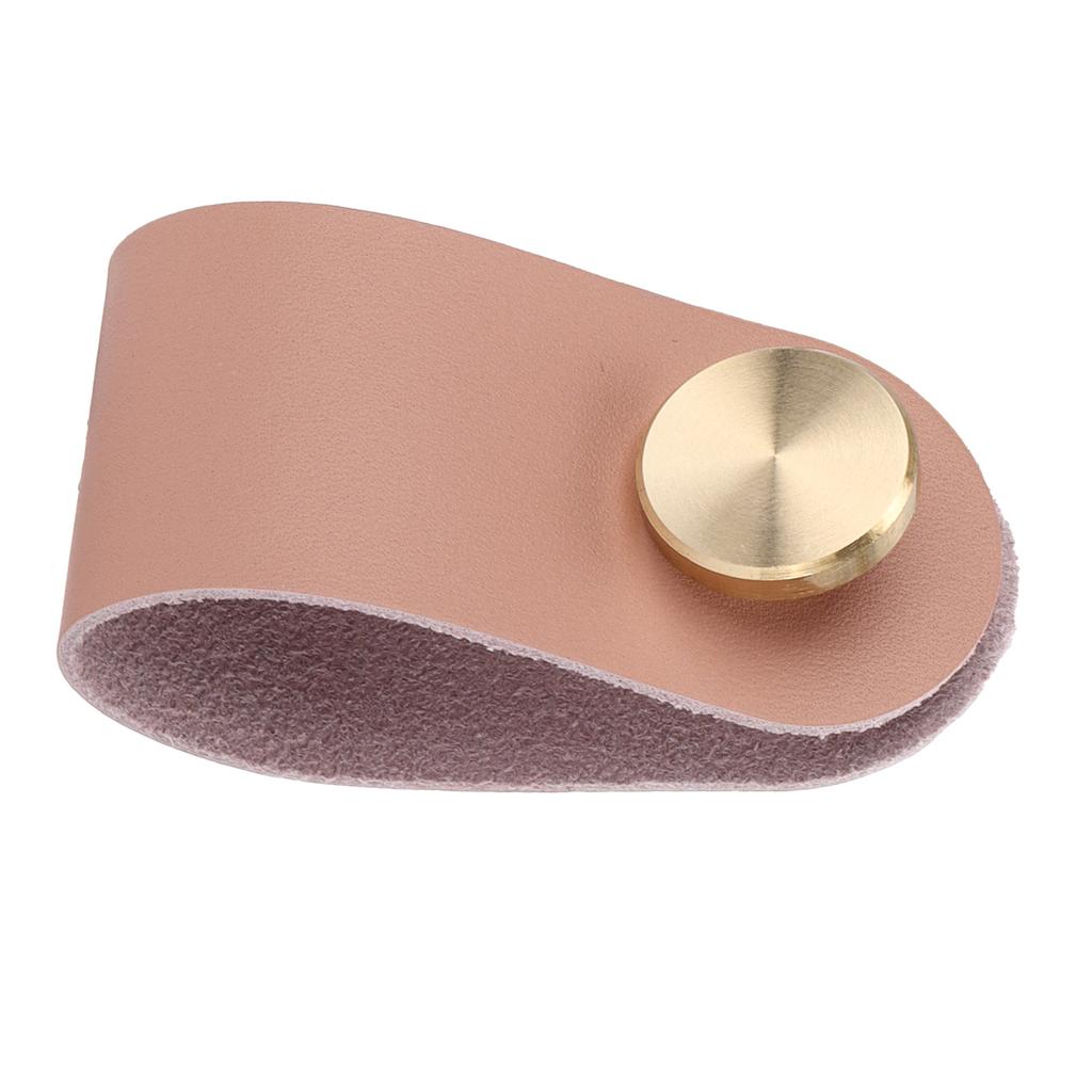 Ручка для шкафа Nordic Luxury Grain Leather Brass Ящик для шкафа Декор для двери гардероба 