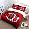 AC Milan logo pattern. Bedding sets Duvet cover sets Duvet covers Pillowcases(1*Duvet Cover 2*Pillowcases without duvet insert)