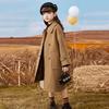 Girls' Cotton-woolen Coat, Children's Medium-length Woolen Coat, Autumn and Winter Coat